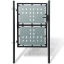 Puerta de valla de jardín negra 100x200 cm de vidaXL, Puertas de jardín - Ref: Foro24-141687, Precio: 202,68 €, Descuento: %