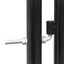 Puerta de valla de jardín negra 100x200 cm de vidaXL, Puertas de jardín - Ref: Foro24-141687, Precio: 202,68 €, Descuento: %