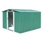 Green metal garden shed 257x298x178 cm by vidaXL, Sheds - Ref: Foro24-143340, Price: 354,83 €, Discount: %