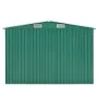 Green metal garden shed 257x298x178 cm by vidaXL, Sheds - Ref: Foro24-143340, Price: 354,83 €, Discount: %