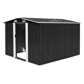Anthracite metal garden shed 257x298x178 cm by vidaXL, Sheds - Ref: Foro24-143342, Price: 368,61 €, Discount: %