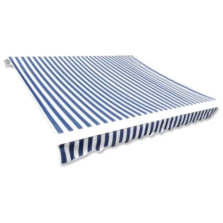 Toldo de lona azul y blanco 350x250 cm de vidaXL, Toldos - Ref: Foro24-143699, Precio: 43,78 €, Descuento: %