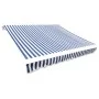 Toldo de lona azul y blanco 350x250 cm de vidaXL, Toldos - Ref: Foro24-143699, Precio: 43,78 €, Descuento: %