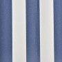 Blau-weiße Markise aus Segeltuch, 350 x 250 cm von vidaXL, Markisen - Ref: Foro24-143699, Preis: 34,70 €, Rabatt: %