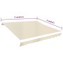 Cremeweiße Markise 500x300 cm von vidaXL, Markisen - Ref: Foro24-143704, Preis: 110,50 €, Rabatt: %