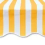 Orange and white canvas awning 350x250 cm by vidaXL, Awnings - Ref: Foro24-143705, Price: 36,71 €, Discount: %