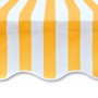 Orange-weiße Markise aus Segeltuch, 350 x 250 cm von vidaXL, Markisen - Ref: Foro24-143705, Preis: 38,85 €, Rabatt: %