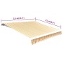 Toldo de lona naranja y blanco 350x250 cm | Foro24.es | Tu tienda online para hogar, jardín y más Foro24.es