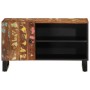 Mueble de TV madera reciclada y madera contrachapada 80x33x46cm