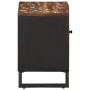 Mueble de TV madera reciclada y madera contrachapada 80x33x46cm