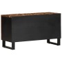 Mueble de TV madera reciclada y madera contrachapada 80x33x46cm