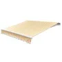 Orange and white canvas awning 450x300 cm by vidaXL, Awnings - Ref: Foro24-143706, Price: 56,69 €, Discount: %