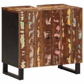 Mueble de lavabo madera reciclada madera ingeniería 62x33x58 cm en Muebles de baño | Comprar online en Foro24