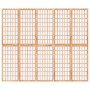 Biombo plegable con 5 paneles estilo japonés 200x170 cm