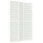 Biombo plegable con 3 paneles estilo japonés blanco 120x170 cm