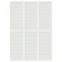 Biombo plegable con 3 paneles estilo japonés blanco 120x170 cm