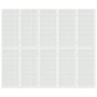 Biombo plegable con 5 paneles estilo japonés blanco 200x170 cm