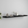 Black MDF floating wall shelf 120x23.5x3.8 cm by vidaXL, Shelves and shelves - Ref: Foro24-323841, Price: 35,70 €, Discount: %