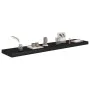 Black MDF floating wall shelf 120x23.5x3.8 cm by vidaXL, Shelves and shelves - Ref: Foro24-323841, Price: 36,38 €, Discount: %
