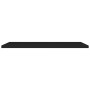 Black MDF floating wall shelf 120x23.5x3.8 cm by vidaXL, Shelves and shelves - Ref: Foro24-323841, Price: 35,70 €, Discount: %