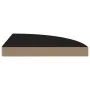 Corner floating shelves 2 pcs MDF black 35x35x3.8 cm by vidaXL, Shelves and shelves - Ref: Foro24-323920, Price: 53,86 €, Dis...