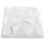 3D-Wandpaneele 24 Einheiten 50x50 cm diamantweiß 6 m² von vidaXL, Wandverkleidung - Ref: Foro24-150911, Preis: 68,76 €, Rabat...
