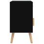 Mesitas de noche 2 uds madera contrachapada negro 40x30x55 cm en Mesitas de noche | Comprar online en Foro24