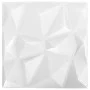 3D-Wandpaneele 24 Einheiten 50x50 cm diamantweiß 6 m² von vidaXL, Wandverkleidung - Ref: Foro24-150911, Preis: 76,92 €, Rabat...