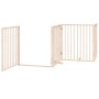 Puerta para perros plegable 4 paneles madera de álamo 320 cm en Casetas y cercados para perros | Comprar online en Foro24