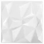 3D Wandpaneele 48 Stück rautenweiß 12 m² 50x50 cm von vidaXL, Wandverkleidung - Ref: Foro24-150912, Preis: 123,36 €, Rabatt: %