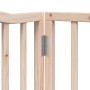Puerta para perros plegable 4 paneles madera de álamo 320 cm en Casetas y cercados para perros | Comprar online en Foro24