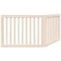 Puerta para perros plegable de 2 paneles, 160 cm, madera de