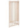 Puerta para perros plegable de 3 paneles, 150 cm, madera maciza