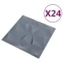 3D Wandpaneele 24 Stück diamantgrau 6 m² 50x50 cm von vidaXL, Wandverkleidung - Ref: Foro24-150919, Preis: 72,24 €, Rabatt: %