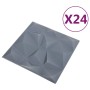 3D Wandpaneele 24 Stück diamantgrau 6 m² 50x50 cm von vidaXL, Wandverkleidung - Ref: Foro24-150919, Preis: 70,66 €, Rabatt: %