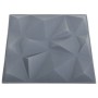 3D Wandpaneele 24 Stück diamantgrau 6 m² 50x50 cm von vidaXL, Wandverkleidung - Ref: Foro24-150919, Preis: 70,66 €, Rabatt: %
