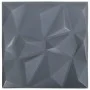 3D Wandpaneele 24 Stück diamantgrau 6 m² 50x50 cm von vidaXL, Wandverkleidung - Ref: Foro24-150919, Preis: 72,24 €, Rabatt: %
