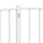 Puerta de perros plegable 2 paneles madera abeto blanco 160 cm