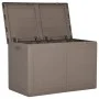 Garden storage box 180 L PP brown rattan by vidaXL, Outdoor storage boxes - Ref: Foro24-151231, Price: 84,26 €, Discount: %
