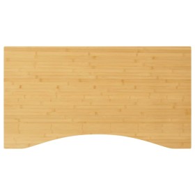 Tablero de escritorio de bambú 110x60x4 cm