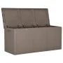 Garten-Aufbewahrungsbox 270 L PP Rattan braun von vidaXL, Aufbewahrungsboxen für den Außenbereich - Ref: Foro24-151232, Preis...