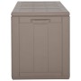 Garden storage box 270 L PP rattan brown by vidaXL, Outdoor storage boxes - Ref: Foro24-151232, Price: 101,41 €, Discount: %