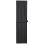 Garden storage cabinet in black PP rattan 65x45x172 cm by vidaXL, Lockers and storage cabinets - Ref: Foro24-151238, Price: 3...