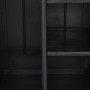 Garden storage cabinet in black PP rattan 65x45x172 cm by vidaXL, Lockers and storage cabinets - Ref: Foro24-151238, Price: 3...