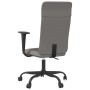 Silla de oficina altura ajustable tela gris oscuro