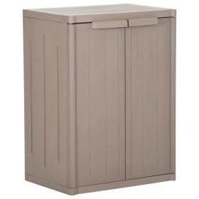 Garden storage cabinet PP wood appearance 65x45x88 cm by vidaXL, Lockers and storage cabinets - Ref: Foro24-151239, Price: 16...