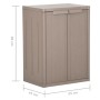 Gartenschrank, PP-Holzoptik, 65 x 45 x 88 cm von vidaXL, Schließfächer und Lagerschränke - Ref: Foro24-151239, Preis: 169,01 ...