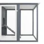 Chicken coop with 1 gray wooden egg cage by vidaXL, Cages and habitats for small animals - Ref: Foro24-170846, Price: 239,47 ...