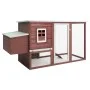 Chicken coop with 1 brown wooden egg cage by vidaXL, Cages and habitats for small animals - Ref: Foro24-170847, Price: 217,85...