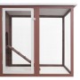 Hühnerstall mit 1 braunen Eierkäfig aus Holz von vidaXL, Käfige und Lebensräume für Kleintiere - Ref: Foro24-170847, Preis: 2...